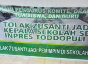 Baliho Menyesatkan Beredar, Wali Siswa  Dukung Kepsek Sikat Pungli Oknum Guru