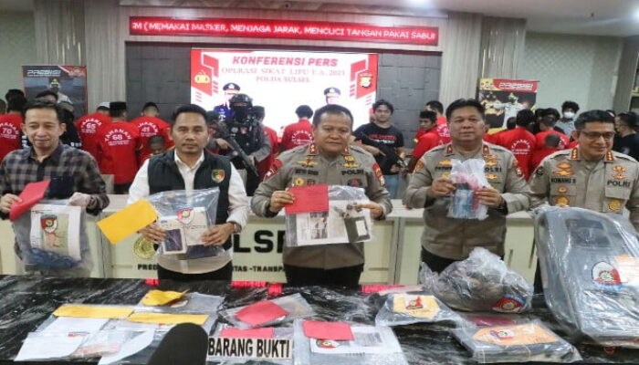 Polda Sulsel Gelar Press Release Hasil Operasi SIKAT LIPU 2023