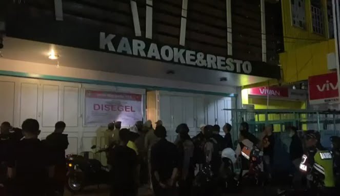Rumah Bernyanyi INBOX di Jalan Bau Massepe, Kota Parepare, Sulawesi Selatan, Disegel Petugas