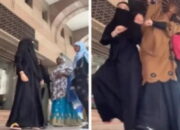 Tak Bermoral, Wanita Bercadar Indonesia Joget Nyeleneh di Tanah Suci
