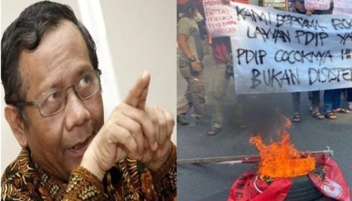 Mahfud MD Menyayangkan Tindakan Kader HMI Bakar Bendera PDIP