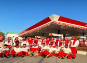 Dalam Rangka Memperingati HUT ke 78, SPBU 74.921.19 Gelar Upacara