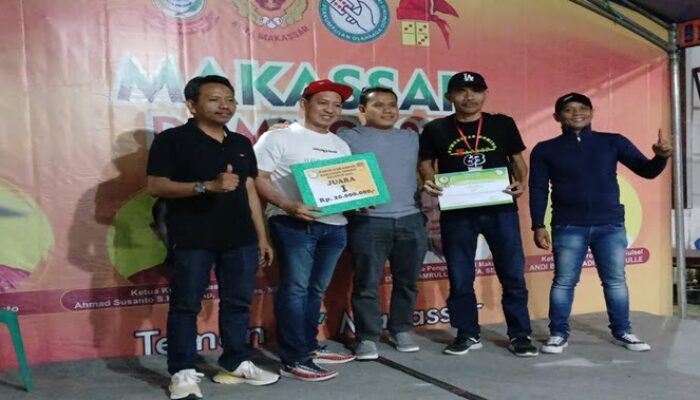 404 Pemain Tumbang, Ketum JIWAI Raih Juara 1 Lomba Domino