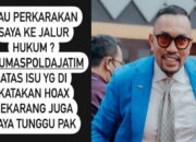 Ahmad Sahroni Geram Tantang Kabid Humas Polda Jatim