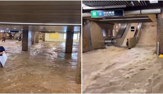 Banjir Bandang Terjang Hong Kong