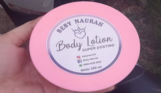 Produk Bebby Naurah Ilegal yang beredar di media sosial facebook