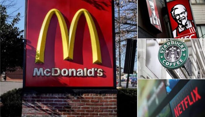 Kampanye Boikot Israel, Saham McDonalds, KFC, Starbucks dan Netflix Anjlok