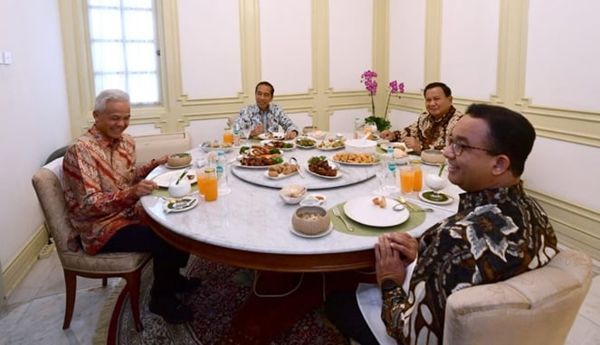 Jokowi Undang Anies, Ganjar, dan Prabowo Makan Siang di Istana