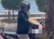 Viral, Pemotor di Makassar Pamer “Burung” Depan Wanita