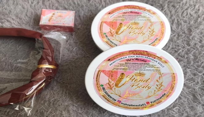 Produk HB Putri Glow yang Non BPOM