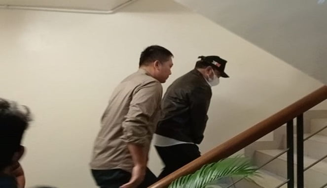 KPK Tangkap Paksa Syahrul Yasin Limpo (Foto : MPI Sindonews.com)