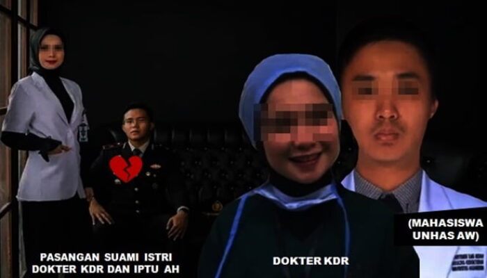Viral, Suami Pendidikan Perwira, Bu Dokter “Praktik” Bareng Mahasiswa Unhas