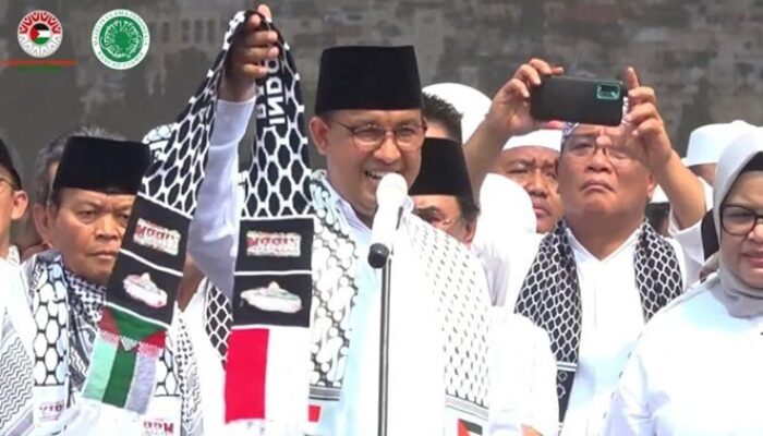 Prabowo dan Ganjar Diundang Tak Datang, Anies Hadiri Aksi Bela Palestina