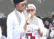 Menteri Luar Negeri Retno Bacakan Puisi di Aksi Bela Palestina