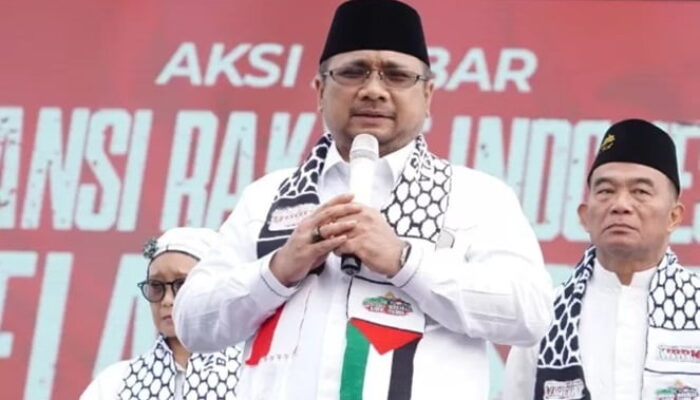 Menteri Agama Ajak Shalat Gaib untuk Palestina, Massa Aksi: Sudah Pak