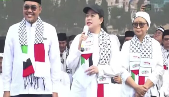 Puan Mengutuk Kekejaman Israel di Aksi Bela Palestina