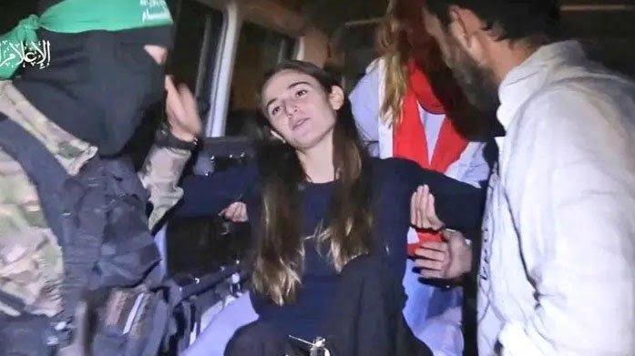 Tatapan mata sandera Israel menaruh Cinta kepada Hamas