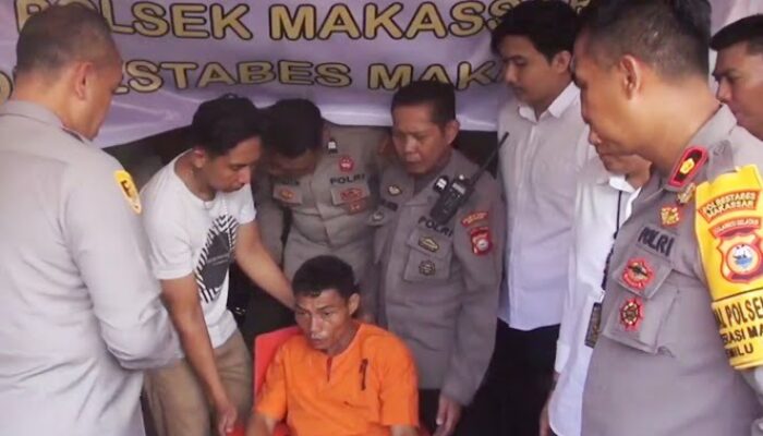 Pelaku Pembunuhan Sadis di Makassar Dipincangi Polisi