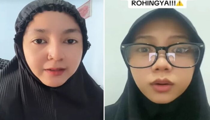 Pengguna TikTok Ini Bongkar Kebohongan Pengungsi Rohingya di Aceh