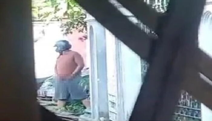 Viral, Pria Gendut di Makassar “Ngocok Bere-bere” Depan Emak-emak