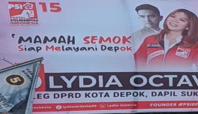 Bikin Malu Prabowo-Gibran, Poster Caleg “Mamah Semok” Disebut Menjijikan