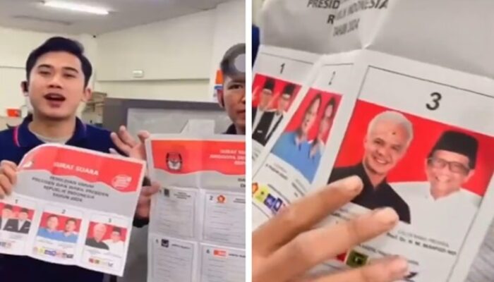 Gempar, Video Surat Suara Sudah Tercoblos di Taiwan