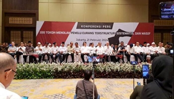 100 Tokoh Bersikap, Tolak Pemilu Curang Secara TSM