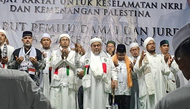 Habib Rizieq Serukan Coblos AMIN dan Caleg PKS, PKB, Umat hingga Nasdem