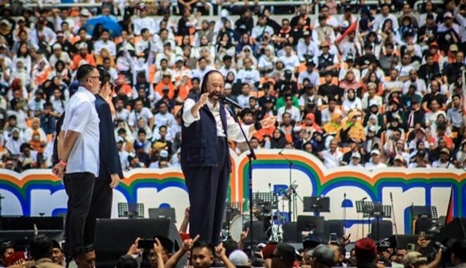 Surya Paloh Optimis AMIN Menang Satu Putaran