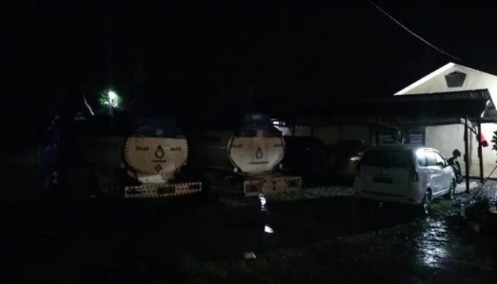 Polres Sidrap Amankan Tiga Mobil Tangki Pengangkut Solar Subsidi Tujuan Morowali