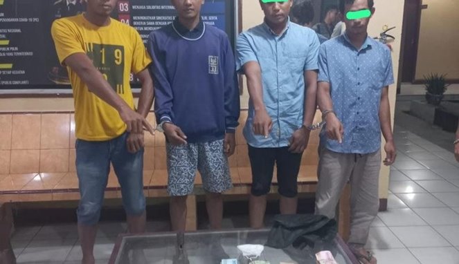 pelaku perampokan diamankan polisi