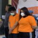 Pasangan kekasih berinisial GP dan SD memproduksi uang palsu yang dihadirkan dalam konferensi pers di Mapolres Metro Bekasi Kota