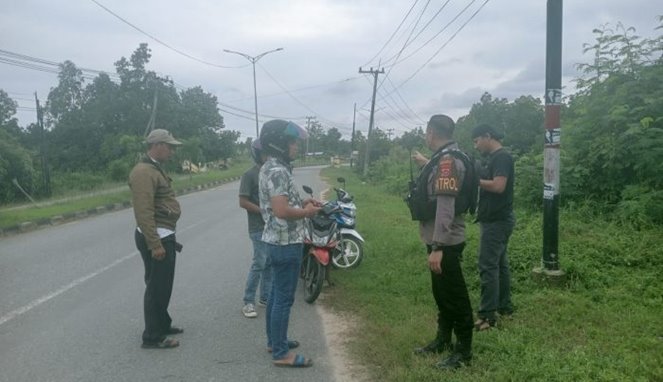 Lokasi kejadian pembegalan ibu rumah tangga di Kendari