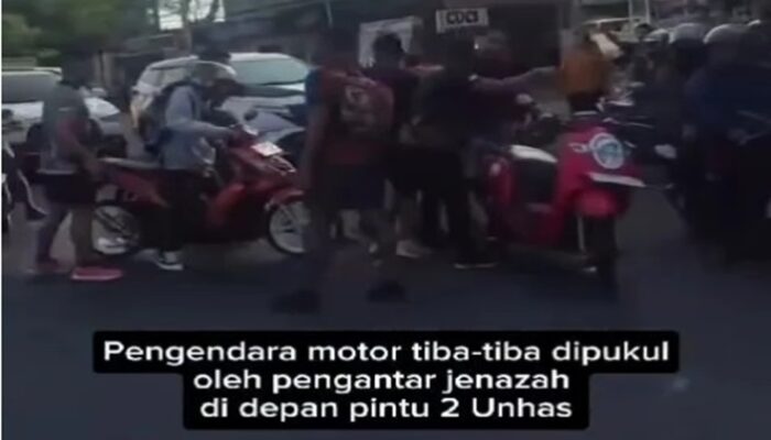 Pengantar Jenazah di Makassar Berulah, Pengendara Jalan Dianiaya