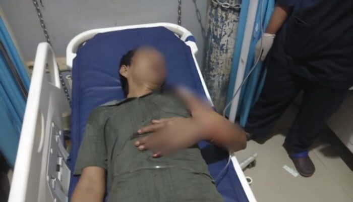 Seorang Pemilik Warung di Kendari Dibacok OTK Pakai Parang