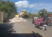 Material Proyek Drainase di Lekopancing Resahkan Warga