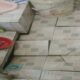 Rumah Warga yang lantai lonsor