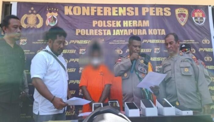 Pelaku Pencabulan Ditangkap Polsek Heram
