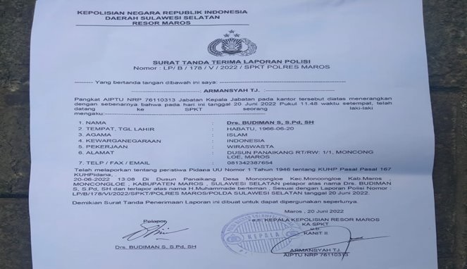 Skandal Tanah di Maros: Ketika Uang dan Kekuasaan Bicara