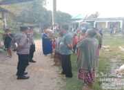 Kapolsek Bajeng Kunjungi Korban Luka Air Panas