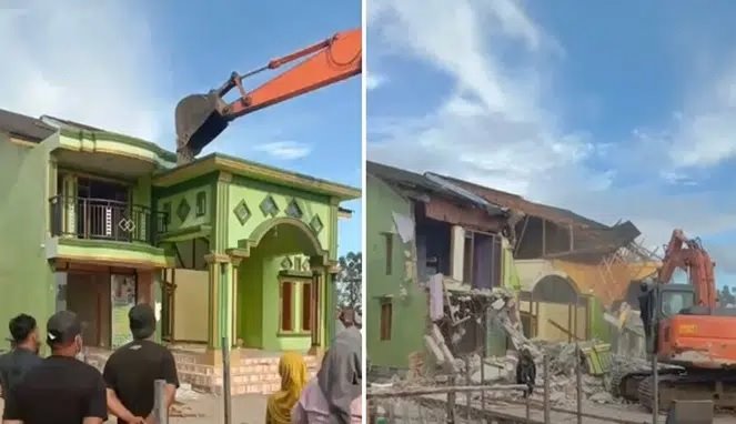 Warga dan Polisi Terlibat Kericuhan Saat Eksekusi Lahan