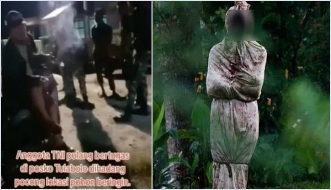 Viral! Anggota TNI Ternyata Pingsan Bukan karena Pocong, Tapi Ini