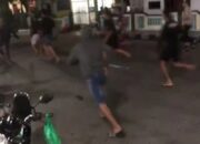Brimob Vs Polantas di Tual Saling Serang, Warga Terjebak