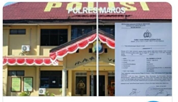 Laporan BS Dihentikan, Polres Maros Dinilai Tak Profesional