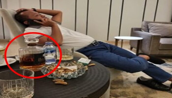 Viral, Foto Mirip Bahlil Lahadalia dengan Wiski Mahal Tersebar