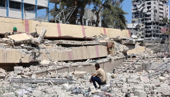 Sekolah Mustafa Hafez di Gaza Hancur, 12 Tewas dalam Serangan Israel