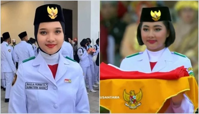 Polemik Jilbab Bikin Maulia Kehilangan Tugas Pembawa Baki HUT RI
