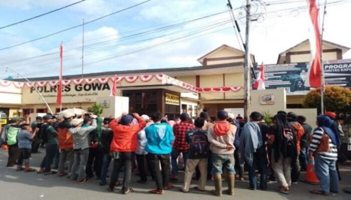 Warga Malino Bersatu, Datangi Polres Terkait Sengketa Lahan