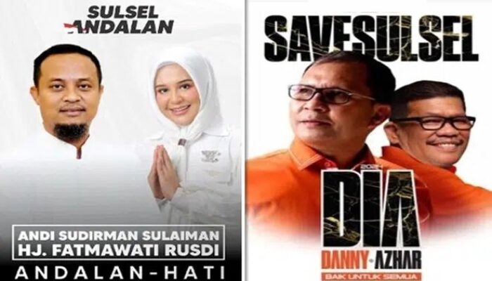 Potret Kekayaan Calon Gubernur Sulsel 2024: Danny Pomanto Unggul, Andi Sudirman Merosot