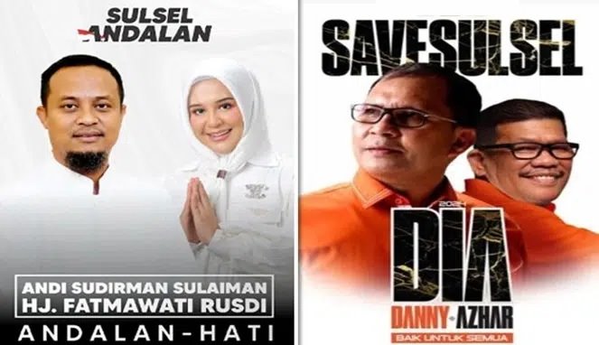 Potret Kekayaan Calon Gubernur Sulsel 2024: Danny Pomanto Unggul, Andi Sudirman Merosot
